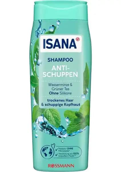 Isana Şampuan Su Nanesi ve Aventurin Kepeğe Karşı Güçlendirici Saç Bakım Ürünü