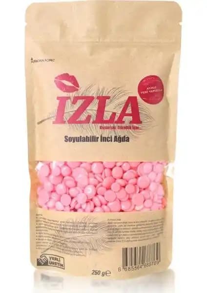 İzla Izla Soyulabilir Boncuk Ağda 250 gr Pudralı Pratik ve Etkili Tüy Alma Çözümü