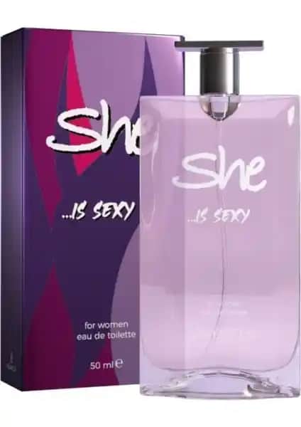 Kadınlar İçin Meyvemsi ve Oryantal Özelliklere Sahip She Sexy 50 ml EDT Parfümü