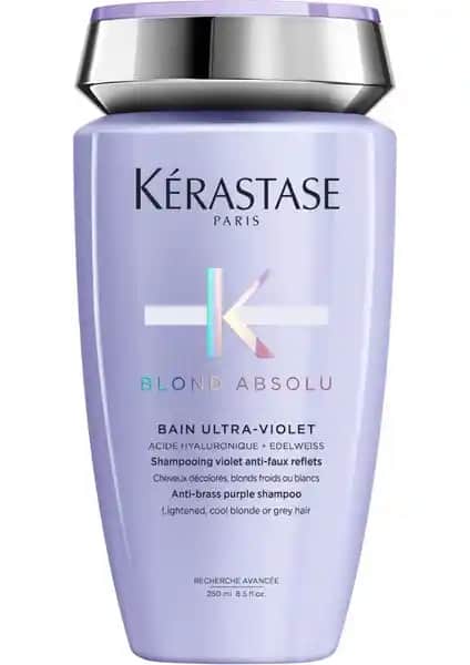 Kerastase Blond Absolu Bain Ultra-Violet: Sarı ve Turuncu Yansımaları Nötralize Eden Profesyonel Şampuan