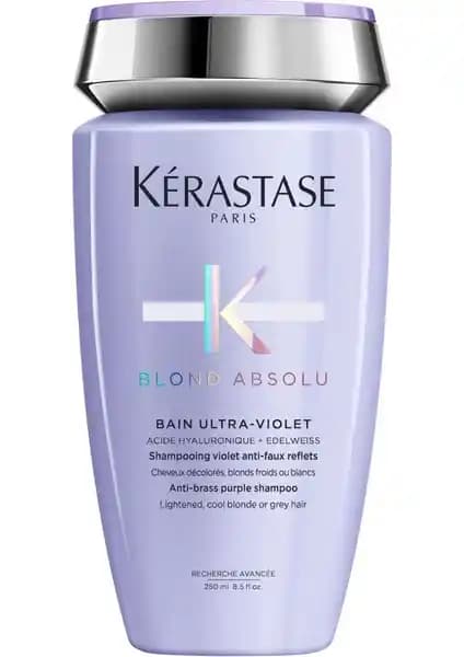 Kerastase Blond Absolu Bain Ultra-Violet: Sarı ve Turuncu Yansımaları Nötralize Eden Profesyonel Şampuan