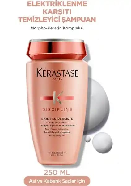 Kerastase Discipline Bain Fluidéaliste İnce ve Orta Kalın Saçlar İçin Etkili Şampuan