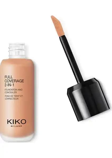 Kiko Full Coverage 2-İn-1 Fondöten ve Concealer: Çok Yönlü, Yüksek Kapatıcılık ve Doğal Görünüm