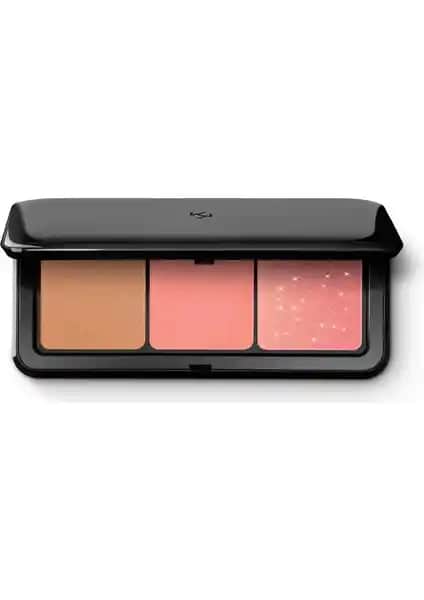 KikoMilano Çok Amaçlı Allık ve Bronzlaştırıcı Palet 01 Mercan ile Doğal ve Işıltılı Görünüm