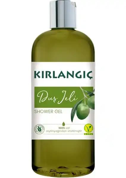 Kırlangıç Zeytinyağlı Duş Jeli 400 ml Doğal ve Nemlendirici Cilt Bakım Ürünü