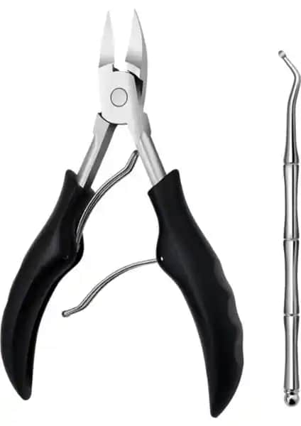 KKmoon 2 Adet Batık Ayak Tırnağı Araçları Seti Sağlıklı ve Güvenli Tırnak Bakımı