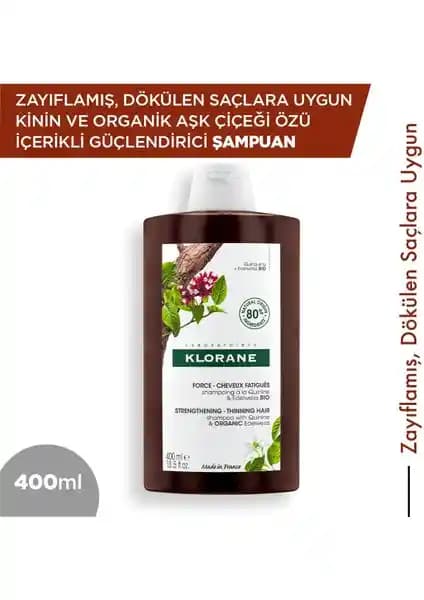 Klorane Kinin ve Organik Aşk Çiçeği Özlü Şampuan: Saç Güçlendirme ve Dökülme Azaltıcı Etkiler