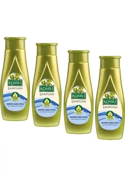Komili Kepekli Saçlar İçin Doğal Bakım Şampuanı 500 ml x 4 Adet