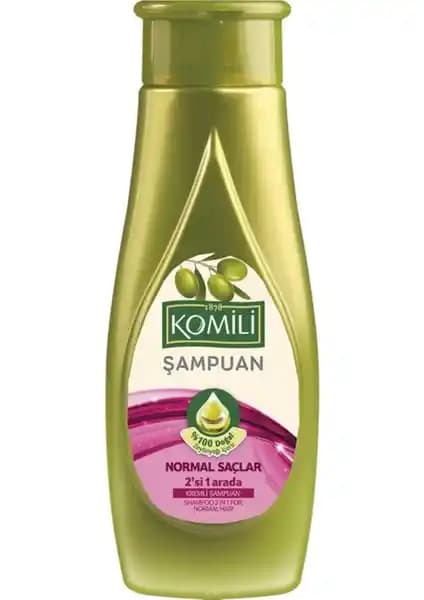 Komili Normal Saçlar İçin 2'si 1 Arada Kremli Şampuan Doğal İçerik ve Çok Yönlü Kullanım