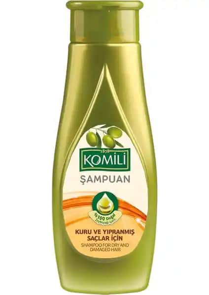 Komili Şampuan Kuru ve Yıpranmış Saçlar İçin Doğal ve Güçlendirici Bakım 500 ml