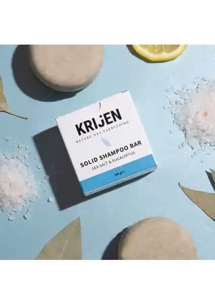 Krijen Deniz Tuzu ve Okaliptus Katı Şampuanı: Doğal ve Etkili Saç Bakım Çözümü