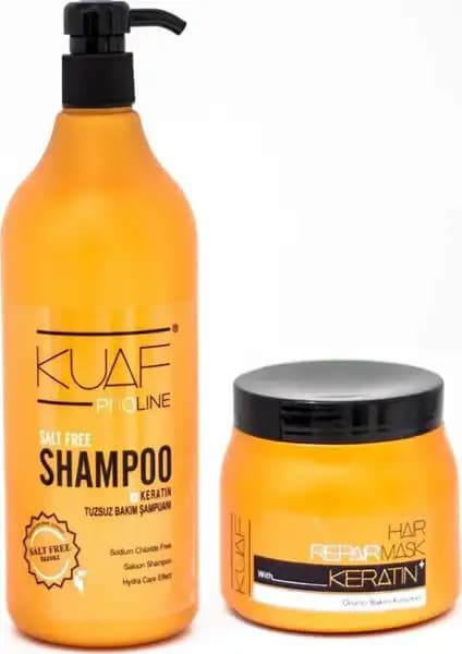 Kuaf Tuzsuz Şampuan ve Keratin Maskesi: Doğal ve Güçlendirici Saç Bakım Ürünleri