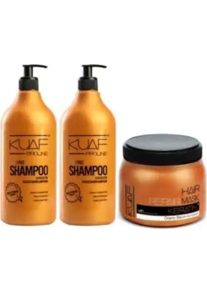 Kuaf Tuzsuz Şampuan ve Keratin Maskesi ile Saçlarınızda Doğal Güç ve Parlaklık Sağlayın