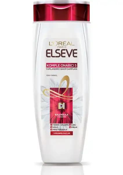 L'Oréal Elseve Komple Onarıcı 5 Yapılandırıcı Bakım Şampuanı Saçları Güçlendiren ve Onaran Ürün