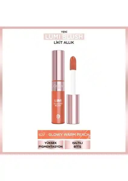 L'Oréal Paris Lumi Blush Likit Allık 627 Glowy Warm Peach İncelemesi ve Kullanım Tavsiyeleri
