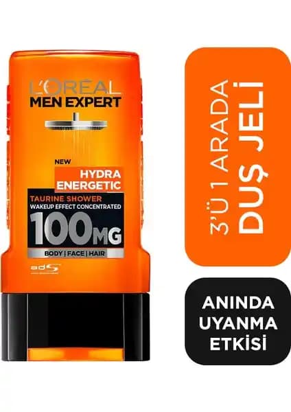 L'Oréal Paris Men Expert Hydra Energetic Tüarin İçeren Erkek Duş Jeli Özellikleri ve Kullanıcı Yorumları
