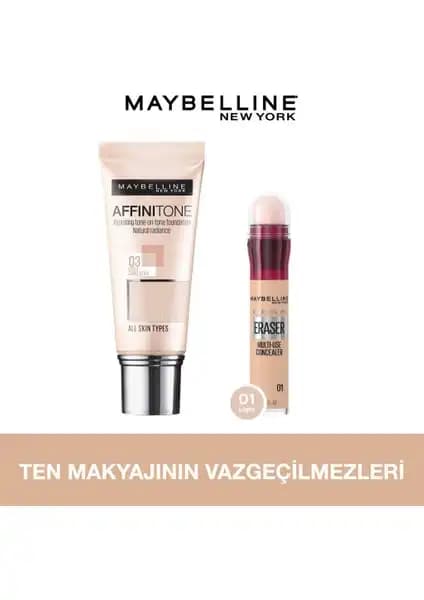 L'Oréal Paris Yeni York Affinitone Fondöten ve Anti Age Kapatıcı ile Doğal ve Kusursuz Cilt