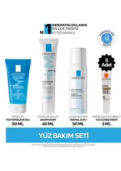 La Roche-Posay Güneş Bakım Seti: Hassas ve Yağlı Ciltler İçin Koruyucu ve Yenileyici Ürünler