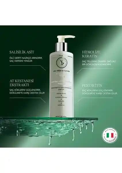 Lab Verde Di Natura Scalpus Remedy Saç Derisi Dengeleyici Kepek ve Dökülme Karşıtı Şampuan