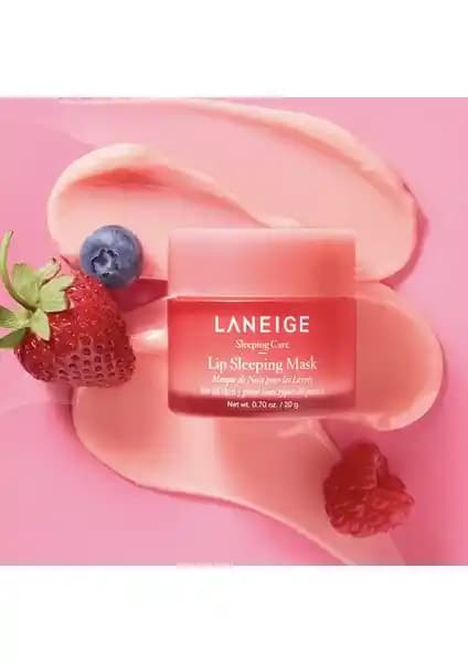 Laneige Lip Sleeping Mask Berry ile Dudaklarınızda Yoğun Nem ve Canlılık Sağlayın