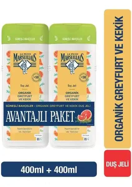 Le Petit Marseillais Organik Greyfurt ve Kekik Duş Jeli: Doğal Temizlik ve Ferahlık Sunar