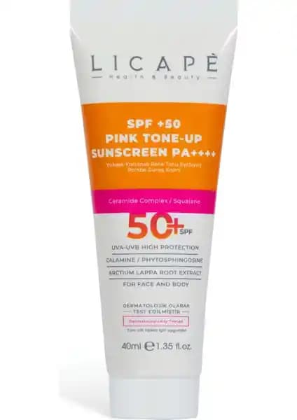 Licape Pink Güneş Kremi 50+ SPF ile Güçlü Koruma ve Cilt Sağlığı Destekçisi