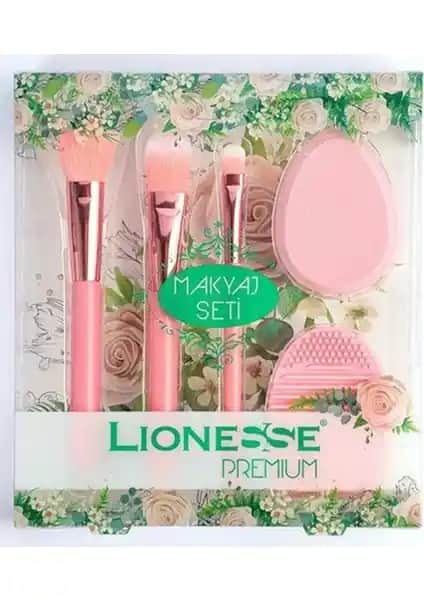 Lionesse Tarko Premium Makyaj Fırça Seti 1170 Profesyonel ve Şık Kullanım İçin
