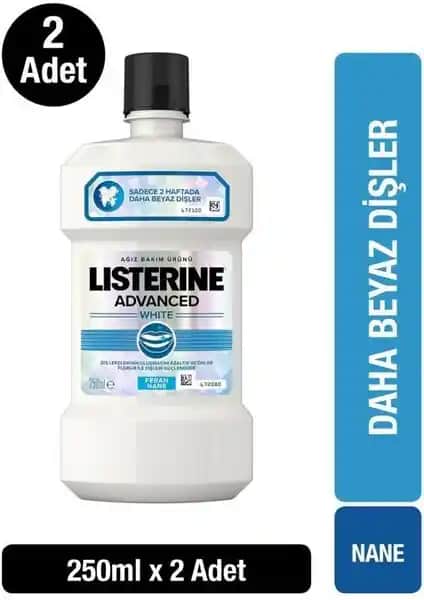 Listerine Advanced White Hafif Tat Ağız Bakım Suyu: Dişleri Güçlendiren ve Ferahlatıcı Etki