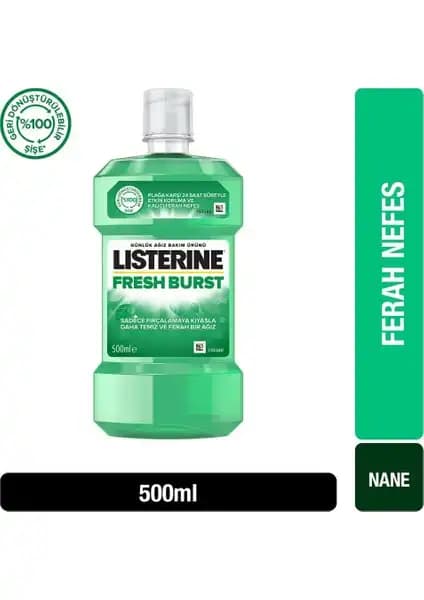 Listerine Ağız Bakım Suyu: Klinik Onaylı, Ferahlatıcı ve Hassas Ağızlar İçin Uygun 80 Karakter