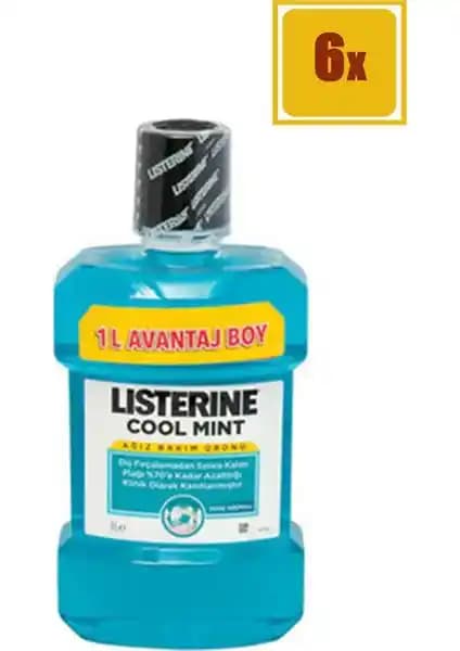Listerine Cool Mint 1000 ml Ağız Bakım Suyu ile Günlük Ağız Hijyeninizi Güçlendirin