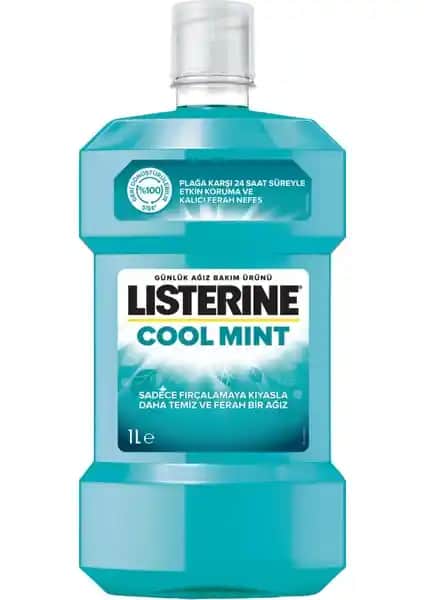 Listerine Cool Mint 1000 ml Güçlü ve Etkili Ağız Bakımı Çözümü