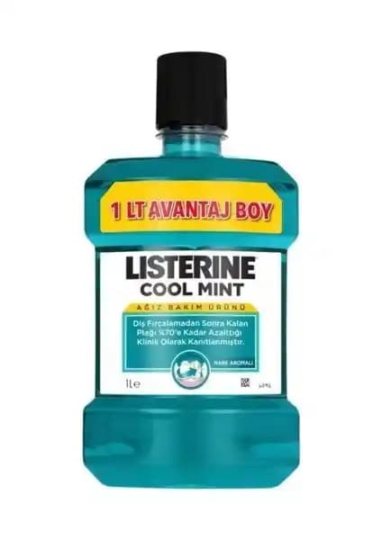 Listerine Cool Mint 1000ML Ağız Suyu ile Günlük Ağız Bakımında Etkili Koruma