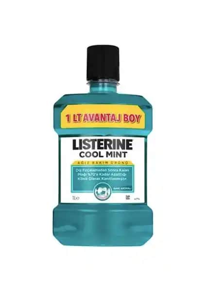 Listerine Cool Mint Gargara Nane Aromalı 1000 ml ile Güçlü ve Ferah Bir Ağız Temizliği Deneyimi