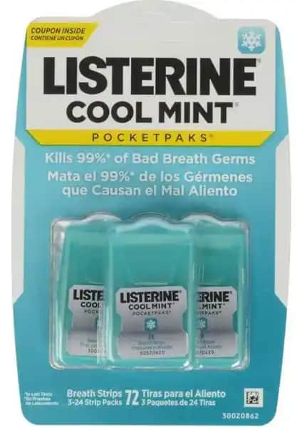 Listerine Cool Mint Nefes Tazeleyici Strip: Pratik ve Etkili Nefes Ferahlığı Çözümü