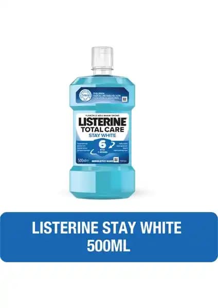 Listerine Stay White Ağız Bakım Suyu ile Beyazlık ve Temizlik Sağlayan Güçlü Çözüm
