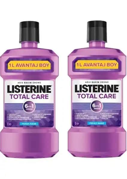 Listerine Total Care 1000 ml Seti ile Uzun Süreli Ağız ve Diş Sağlığı Koruması
