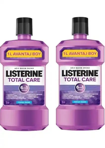 Listerine Total Care 1000 ml Seti ile Uzun Süreli Ağız ve Diş Sağlığı Koruması