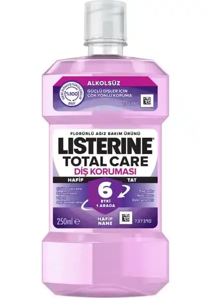 Listerine Total Care Hafif Tat Alkolsüz Ağız Bakım Suyu: Ağız Sağlığını Koruyan Güvenilir Çözüm