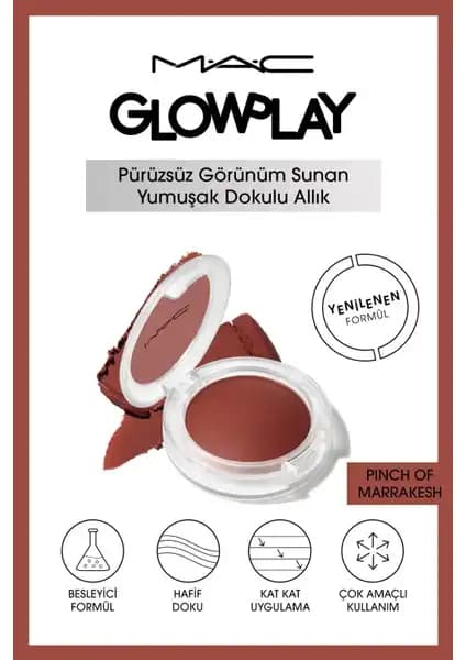 Mac Glow Play Allık Pınçh Of Marrakesh Doğal ve Kalıcı Gülüşler İçin Mükemmel Seçenek
