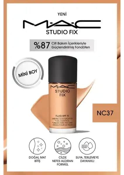 Mac Studio Fix Fluid SPF 15 Mini Mat Fondöten: Gün Boyu Doğal ve Kalıcı Makyaj Çözümü