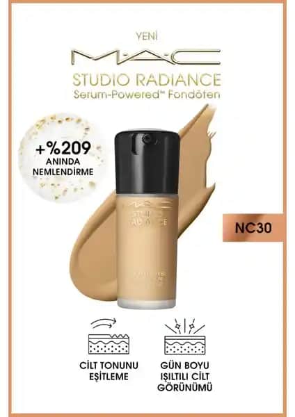 MAC Studio Radiance Serum-Powered Fondöten: Cilt Sağlığını Destekleyen Doğal ve Işıltılı Makyaj Çözümü
