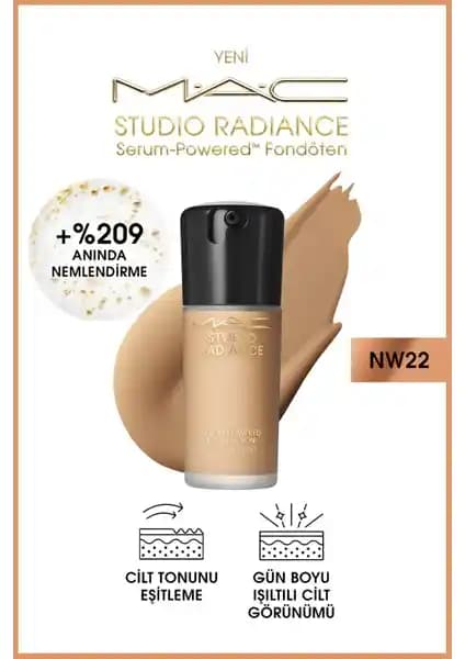 MAC Studio Radiance Serum-Powered Fondöten: Doğal Işıltı ve Bakım Sunan Yenilikçi Makyaj Ürünü