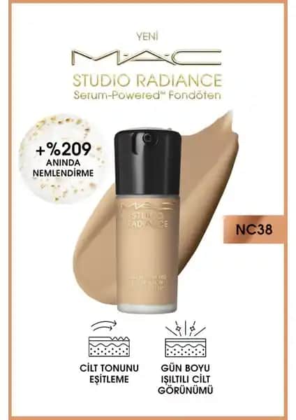 MAC Studio Radiance Serum-Powered Fondöten: Doğal Işıltı ve Cilt Bakımı Bir Arada