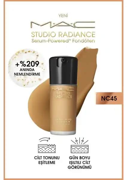 MAC Studio Radiance Serum-Powered Fondöten ile Sağlıklı Parlak Cilt İçin Yenilikçi Çözüm