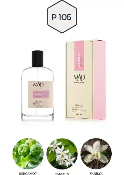 Mad P105 Selective Kadın Parfümü Zarif ve Kalıcı 100 ml Eau de Parfum