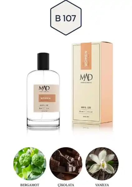 Mad Parfüm Mad B107 Selective Kadınlar İçin Zarif Oriental Koku, Kalıcı ve Şık Parfüm