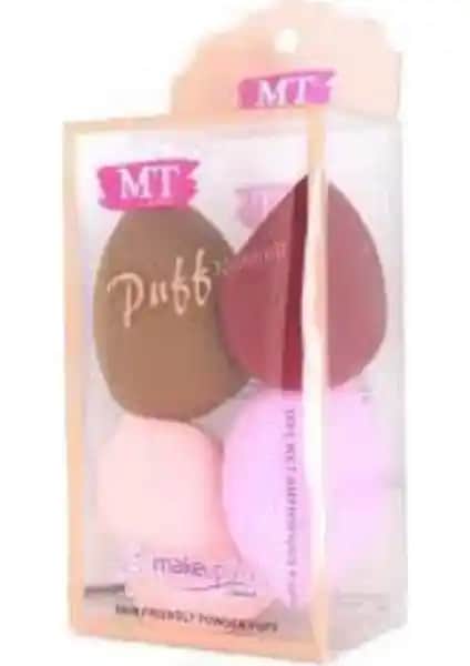 Makeuptime MT 4'lü Makyaj Süngeri: Çok Yönlü ve Kullanışlı Makyaj Aksesuarı