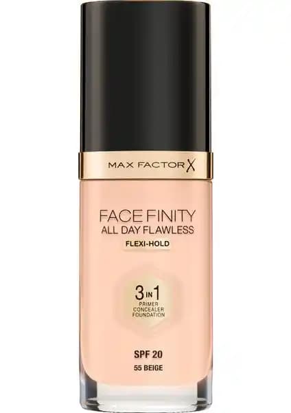 Max Factor FaceFinity 3'ü 1 Arada Kalıcı Fondöten: Doğal ve Uzun Süreli Makyaj İçin Uygun