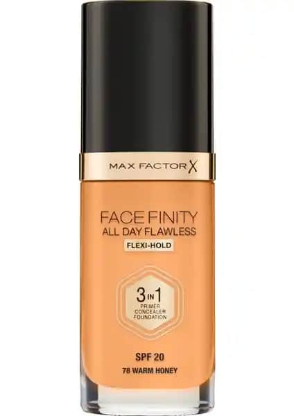 Max Factor Facefinity All Day Flawless Flexi-Hold 3-in-1 Kalıcı Fondöten İnceleme ve Kullanıcı Yorumları