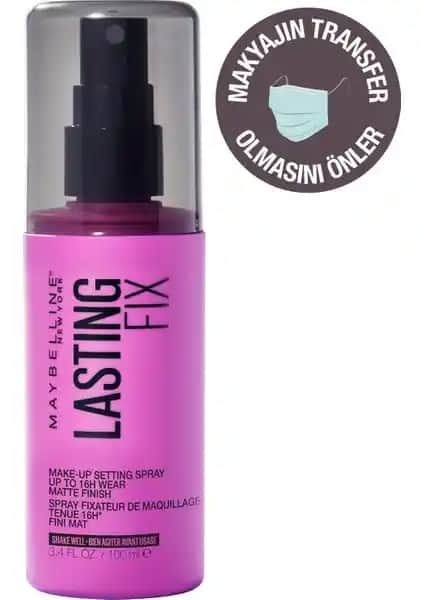Maybelline Face Studio Lasting Fix Makyaj Sabitleyici ve Matlaştırıcı Sprey Ürün Tanıtımı
